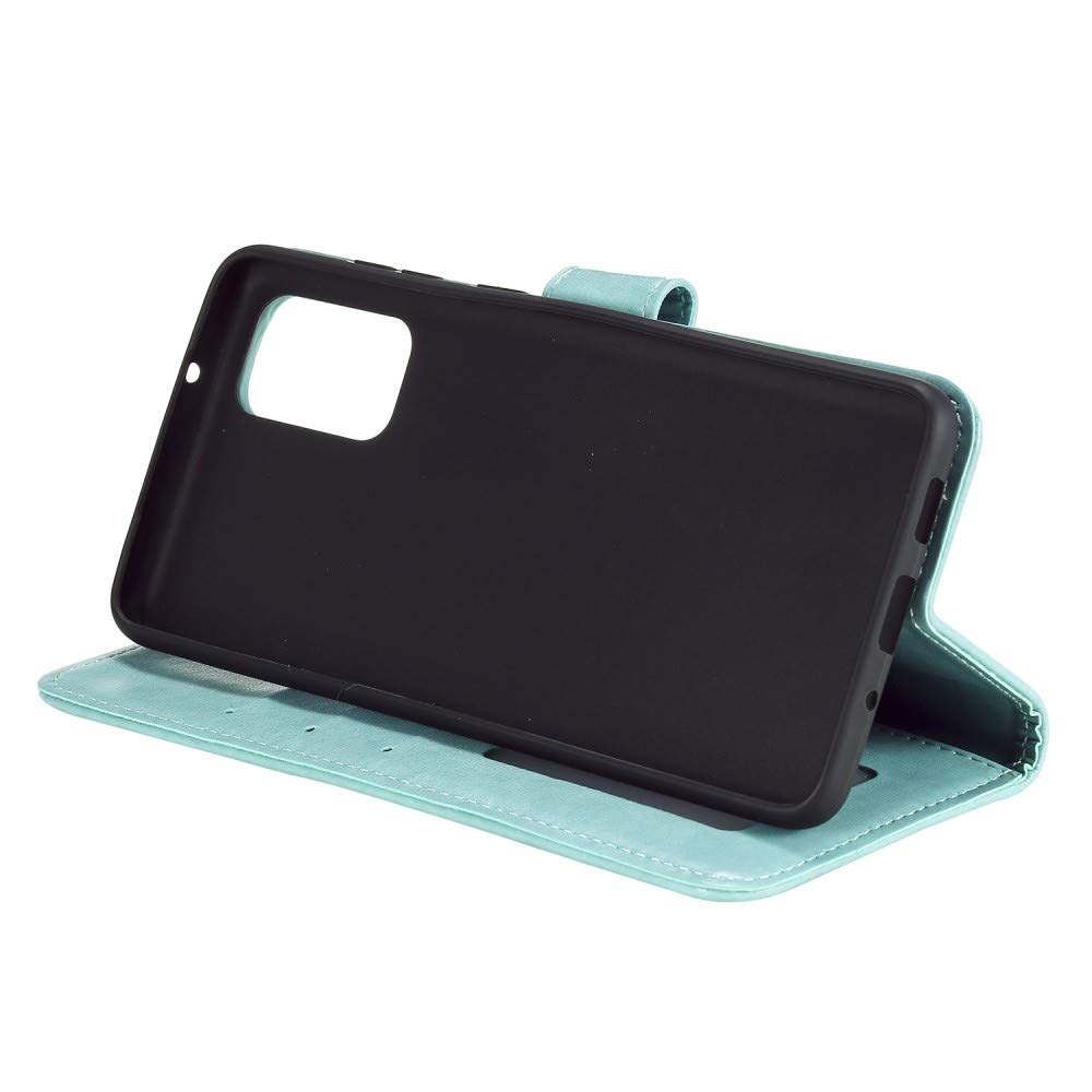 CoverKingz Custodia A Portafoglio Per Huawei P40 Con Motivo Mandala Verde - Copertina In Ecopelle Con Slot E Chiusura Magnetica