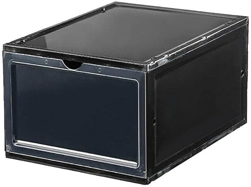 12Pcs Men Sneaker Shoes Box Large Plastic Shoe Rack Storage Organizers Servicrt Storage bins Shoe organizer Storage bins with lids Shoe storage