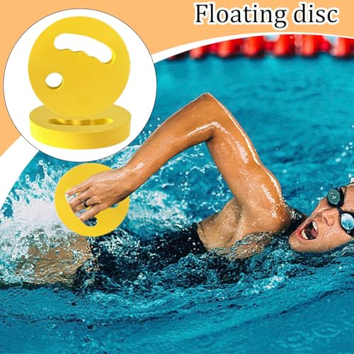 Water Movement Discs, 2X Eva Floating Training Discs, 7.09x1.18 Inches Ergonomic Grip Design, Aqua Exercise Equipment for Beginners, Youth, Teens, Boys, Women, Girls