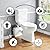 800W Macerating Toilet with Pump, Two-Piece Upflush Toilet For Basement, Powerful & Quiet Macerating Pump System With 4 Water Inlet, 23Ft Vertically, Elongated Bowl