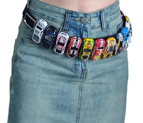 Womens Y2K Toy Car Cute Belt Aesthetic Vintage 2000s Fancy Belts Grunge Trendy Harajuku Gothic Accessories