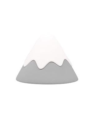 Baby Night Light Snow Mountain Tap Squeeze Touch Control with Timer Dimmable Soft Eye Caring Rechargeable Portable Nursery