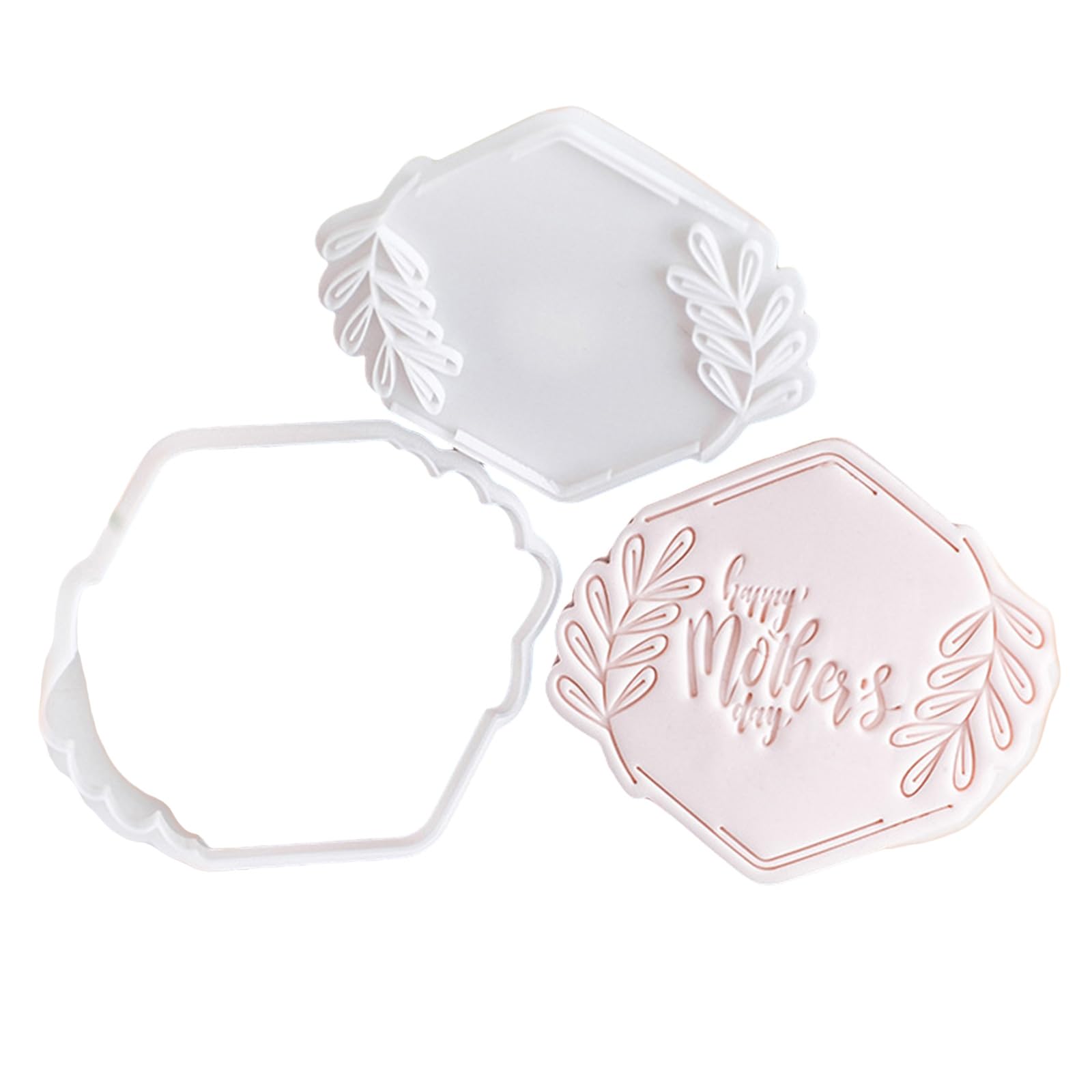 Elnwnnkc Day Cookie Stamp Molds Effective Mother ' s Day Cookie Fondant Cutter Functional Biscuits Baking Stamp