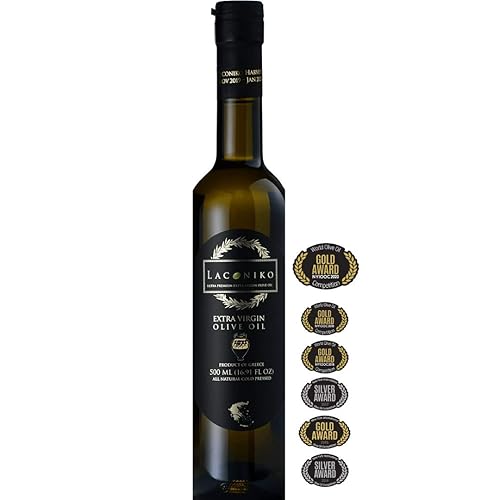 Aceite de oliva virgen extra Laconiko Ultra Premium - Nueva cosecha 20242025 - Aceite de oliva griego mejor clasificado en el mundo - Premio de