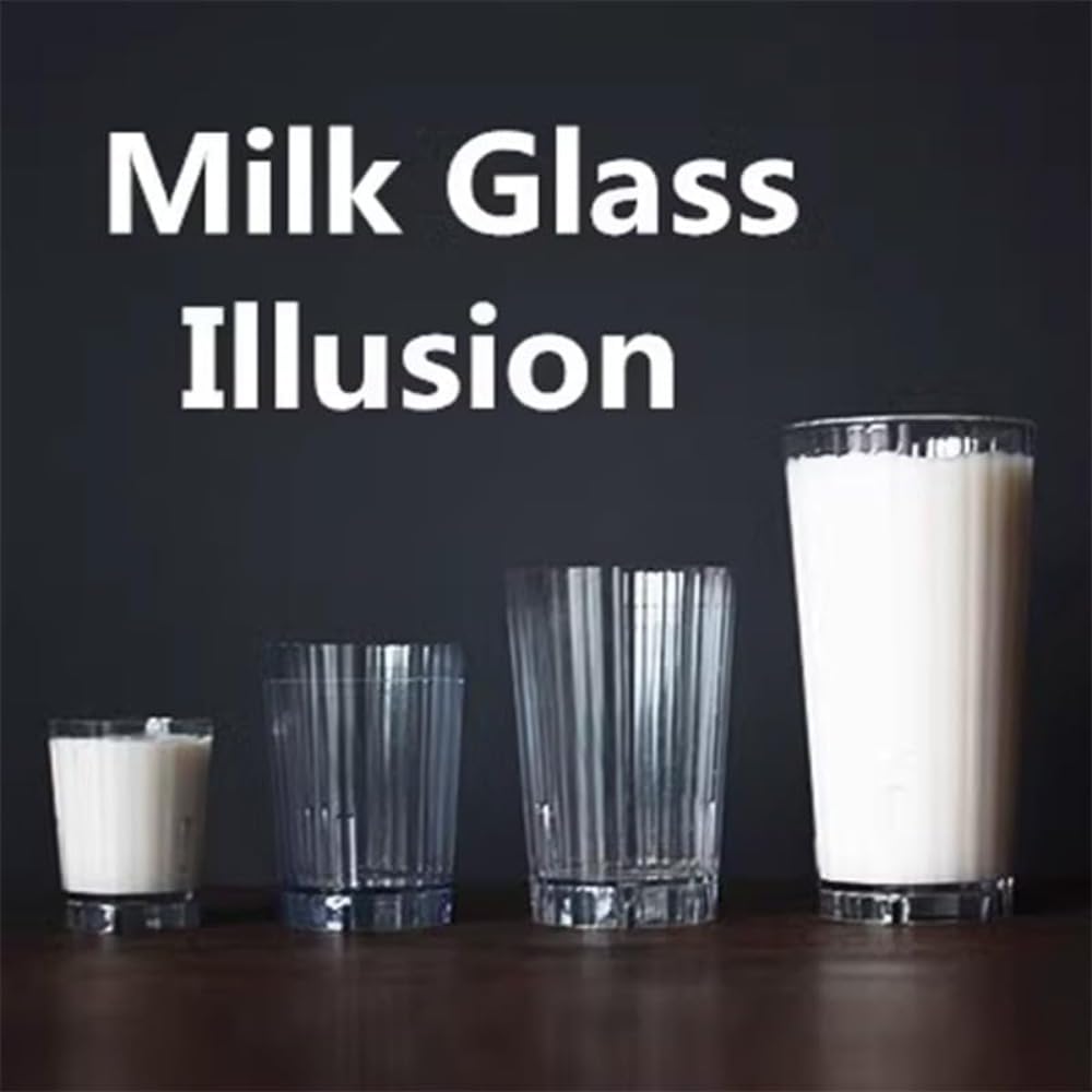 Illusion de verre à lait de magie, 1 à 3 verres, accessoire pour tours de magie