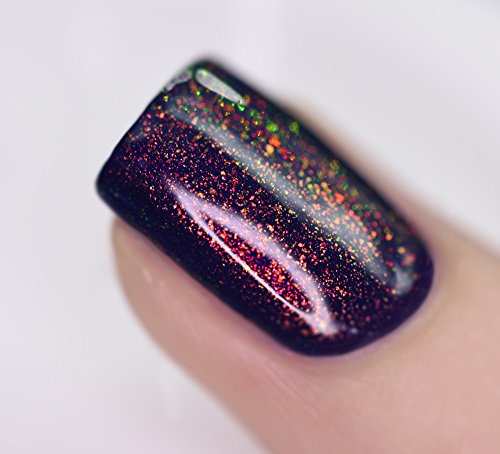 Image of ILNP The Alchemist - Vivid Orange, Green Iridescent Topper Nail Polish