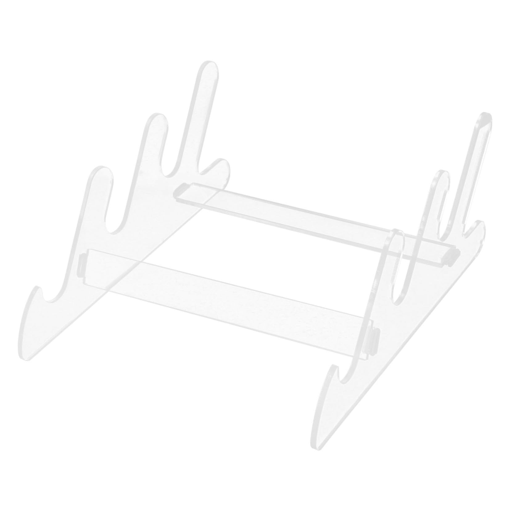 GRIRIW Elegant Desk Accessory Acrylic Keyboard Holder Storage Display for Offices