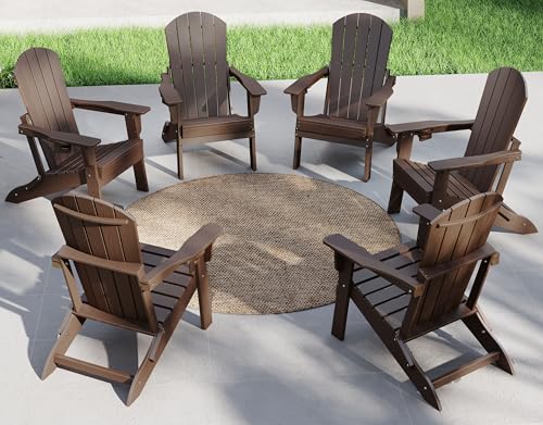Plawdlik Folding Adirondack Chair Set