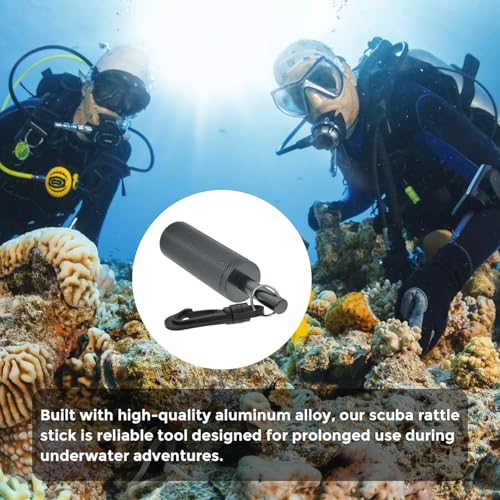 Dispositivo de comunicación subacuático de aluminio con clip para buceo 5