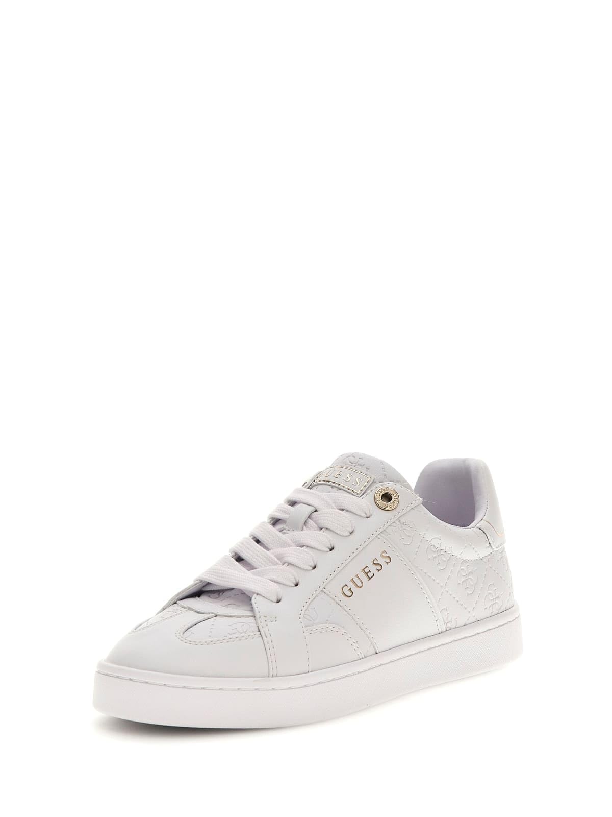 Guess White Jrone 4G Logo Sneaker - Female - Sneakers - 7 Uk - Shoes