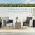 Best Choice Products 3-Piece Outdoor Wicker Conversation Bistro Set, Space Saving Patio Furniture for Garden w/Side Table - Brown/Dark Rust