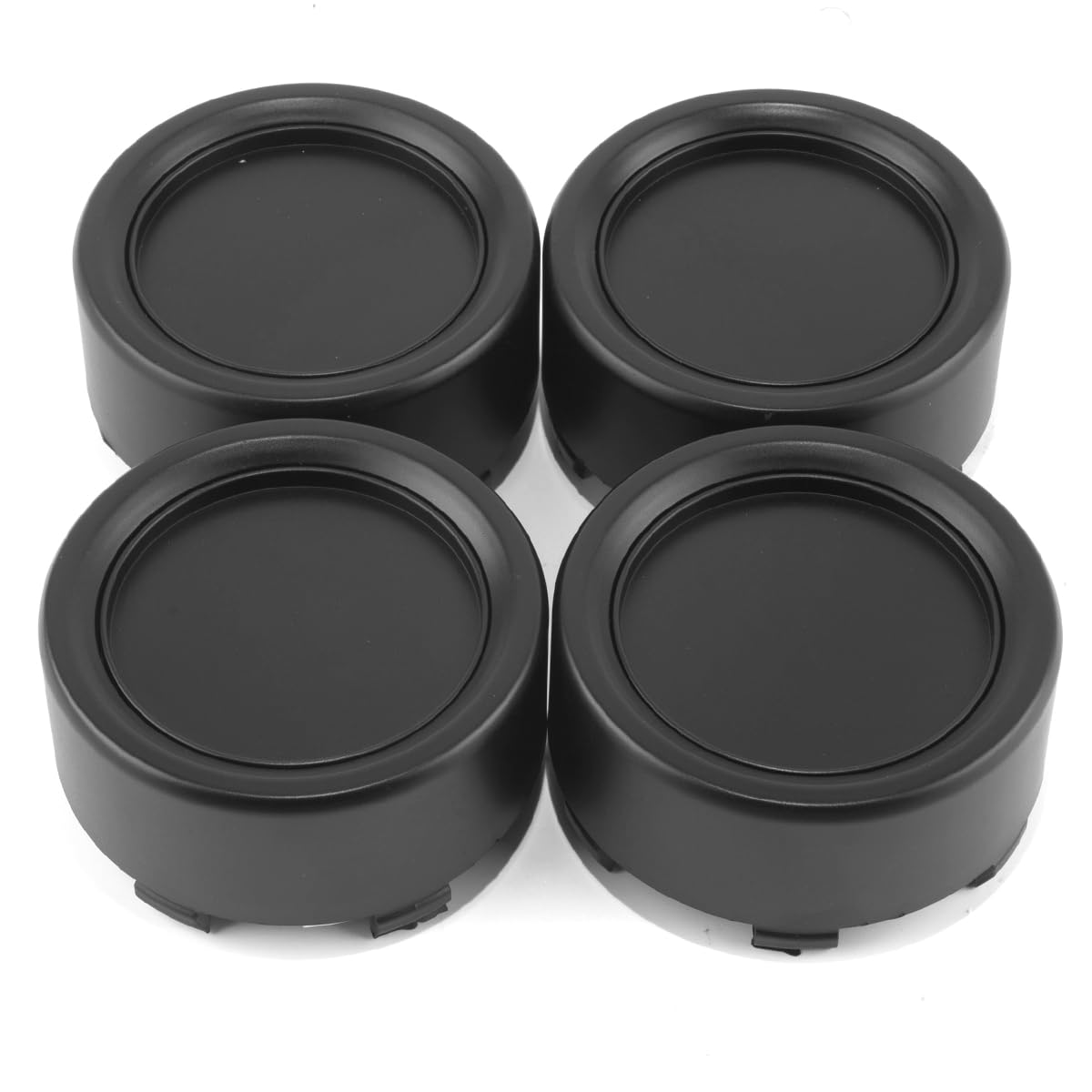 Photo 1 of RTrhinotuning 4PCS 86 mm / 3.39 in Wheel Center Caps, OD: 3.39"(86 mm) ID: 3.29"(83.5 mm) Matte Black Hub Caps Covers