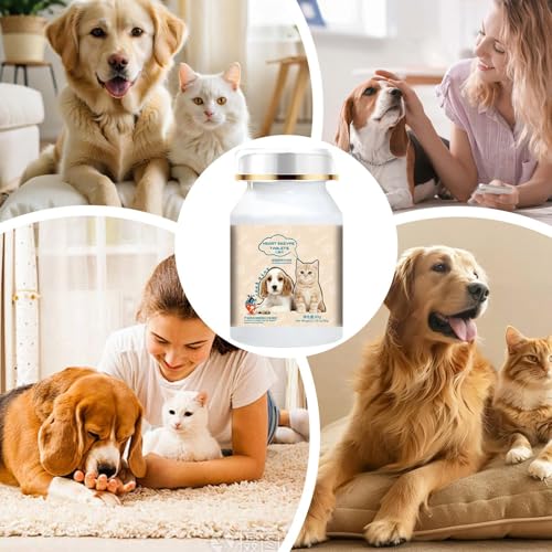 Hundeherz -Ergänzungsmittel 200 Stücke Hunde Herz Ergänzungen für EIN gesundes Herz und eine sichere Sicherung alltäglicher Unterstützung versorgen Fitness und unterstützen EIN gesundes Immunsystem