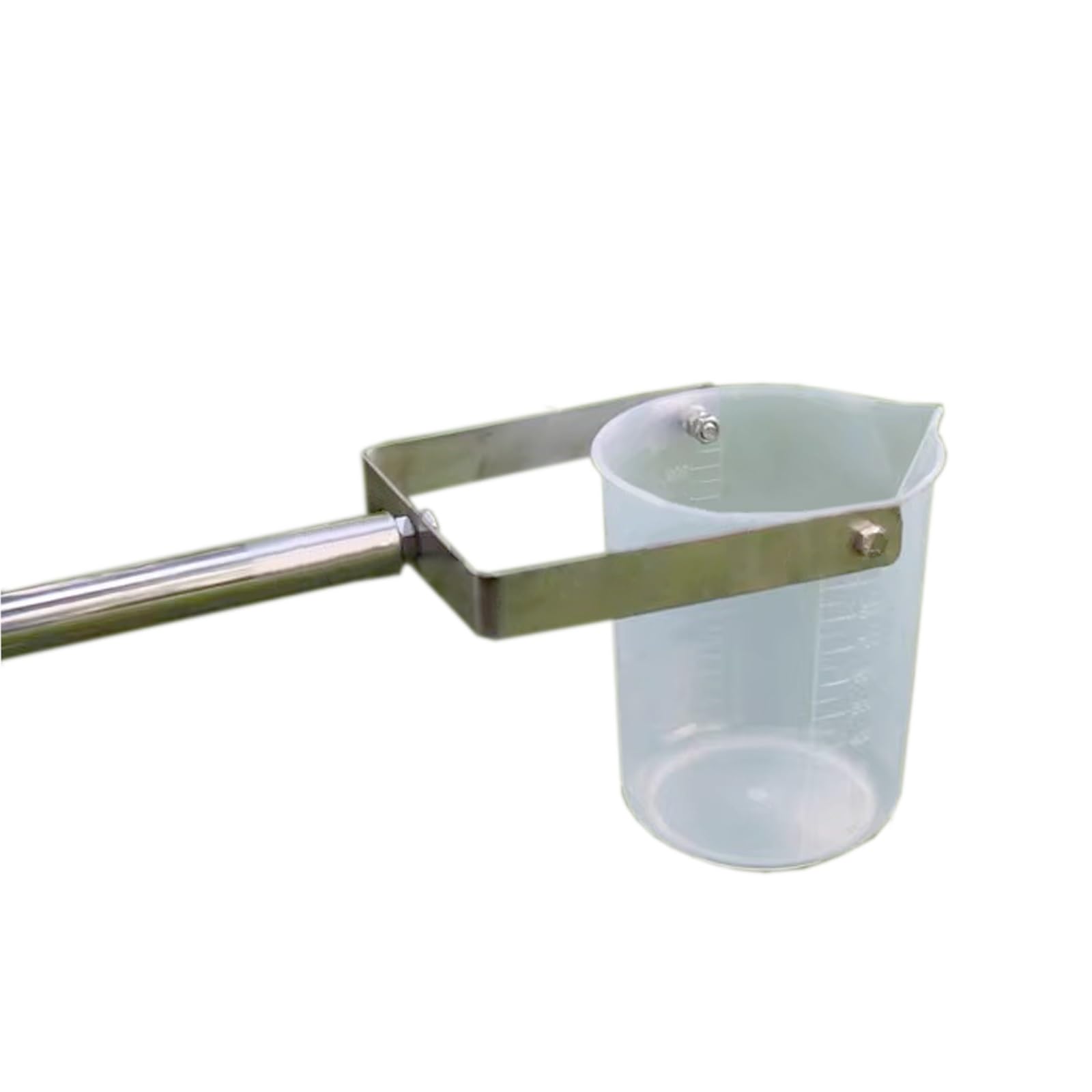 Telescopic Water Sample Collection Pole, Stainless Steel Rod and Plastic Ladle, Vertical Swing Liquid Sampler Pole for Manufacturing Facility/Laboratory/Swimming Pools(500ml,0.98-2.5m/3.2-8.2 ft)