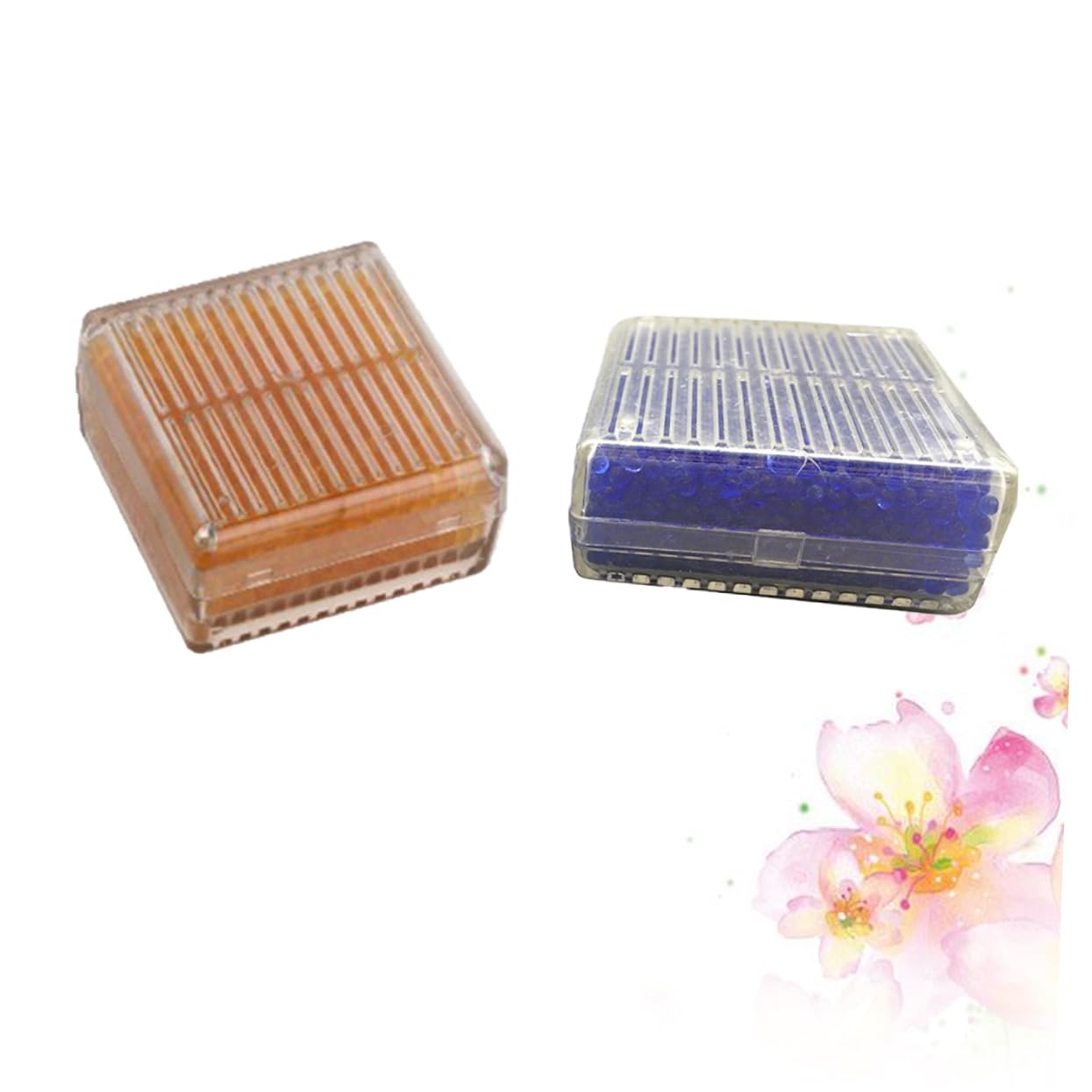 SOLUSTRE 6piezas Caja Deshumidificadora Para Armario Absorbe Humedad y Olores Azul y Naranja Reutilizable y Climas Húmedos