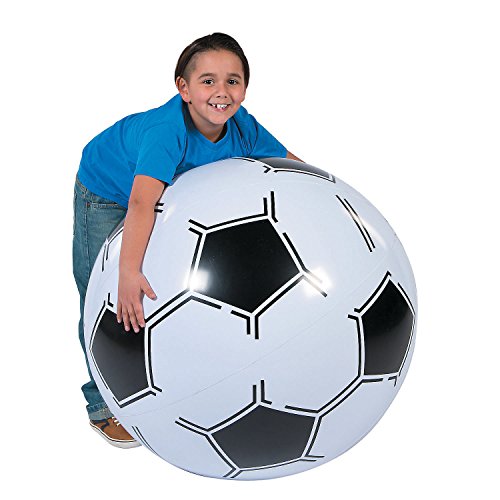Fun Express Huge Inflatable Soccer Ball - Jumbo Beach Balls - //coolthings.us