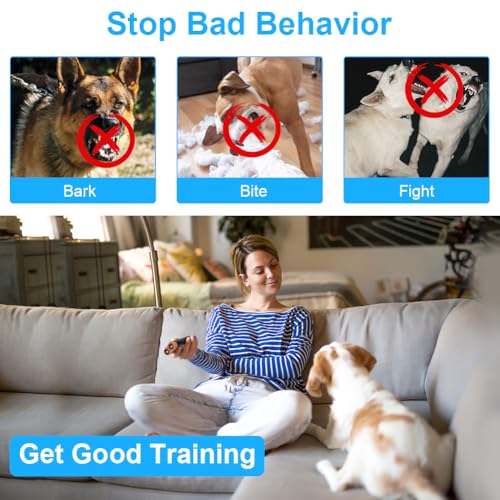 Aomig Anti Bell Gerät Hunde Tragbarer Hundetraining Antibell Ultraschall Gerät USB Aufladung Hunde Bellen Stoppen Erziehungshilfen für Hunde Anti Bellen Gerät Drinnen Draußen für Kleine Große Hunde(C)