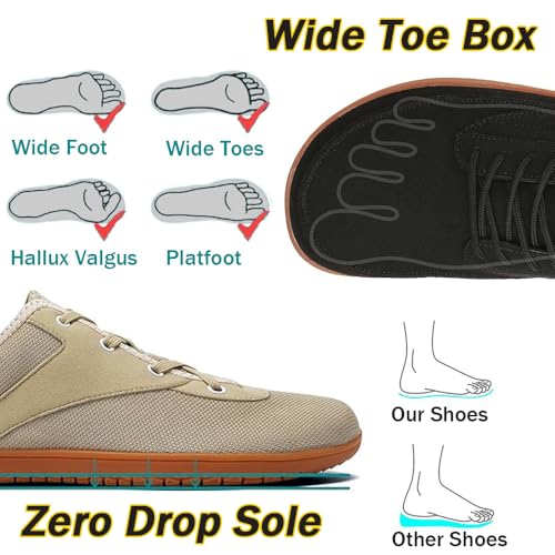 Chaussures confort barefoot contre les pieds comprimés en été - 7