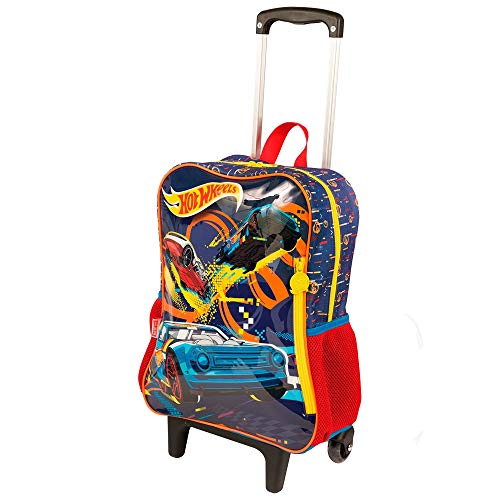 Mochila Poliéster com Rodas Hot Wheels 19M 65234 - Sestini