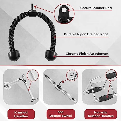 Kit de musculação Yes4All Combo Double D, 4 peças