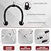Yes4All Combo Double D Handle Cable Attachment, Tricep Rope/Tricep Pull Down Rope, Rotating Straight Bar, and V-Shaped Bar Handle