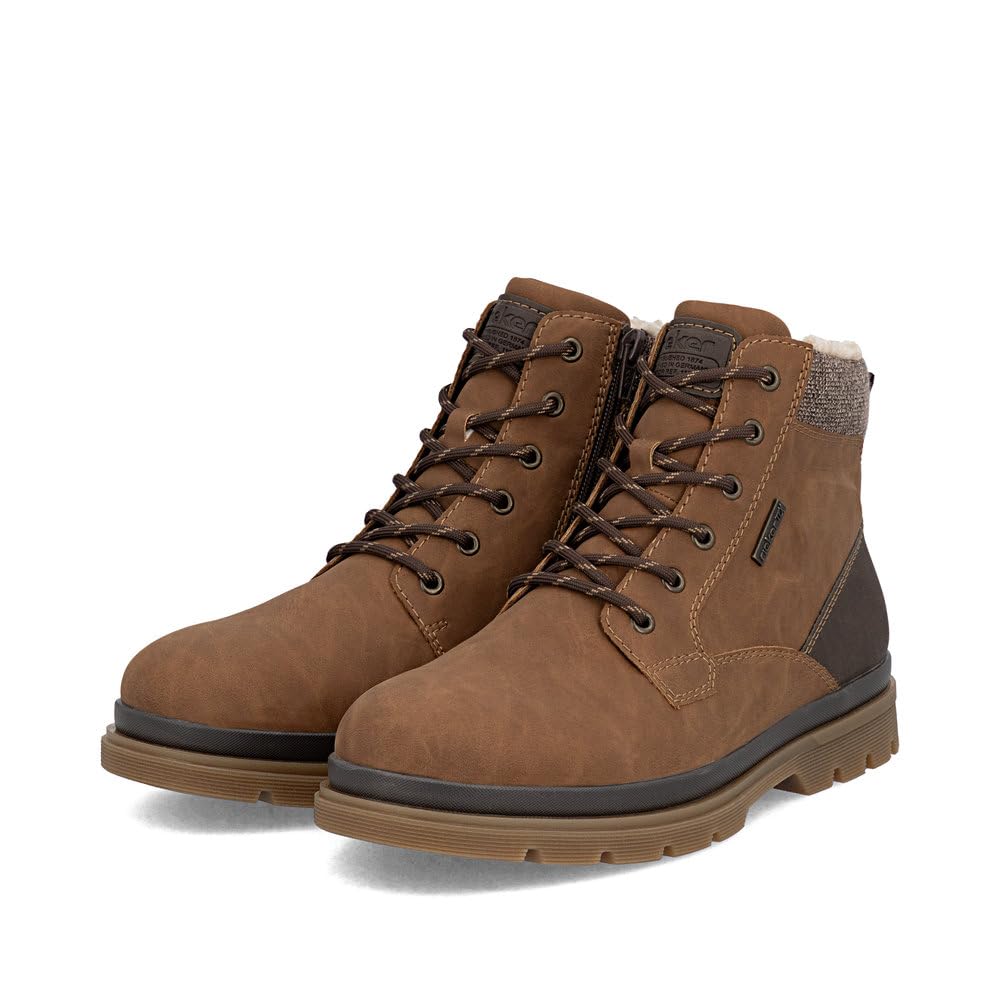 Rieker RiekerTEX F7010 Bottes d'hiver pour homme avec semelle amovible et imperméable