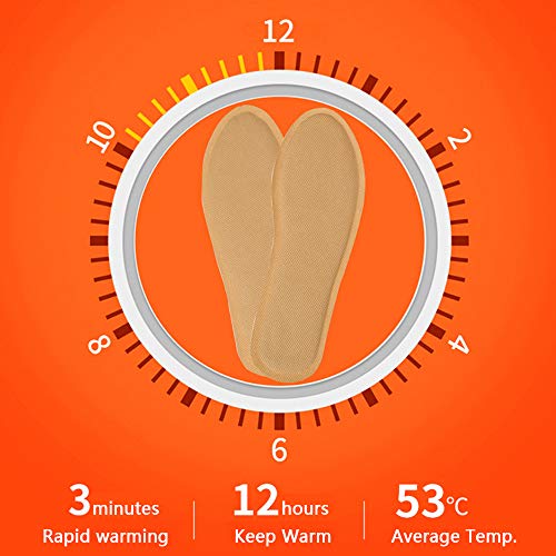 Palmilhas, Romacci Palmilhas de autoaquecimento de inverno unissex Proteção contra frio para pés Ade