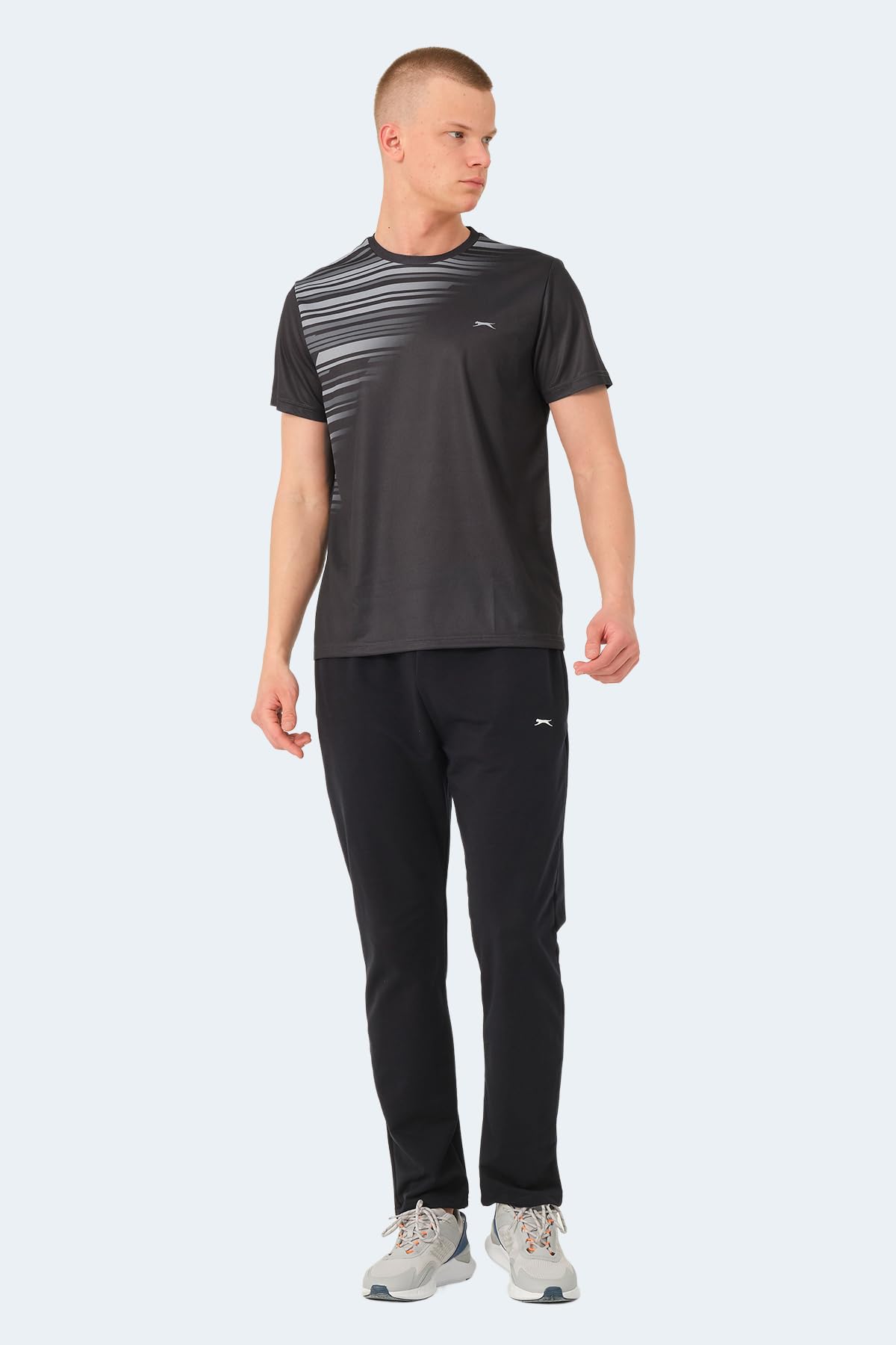 Slazenger RAVEN Erkek Siyah Tişört