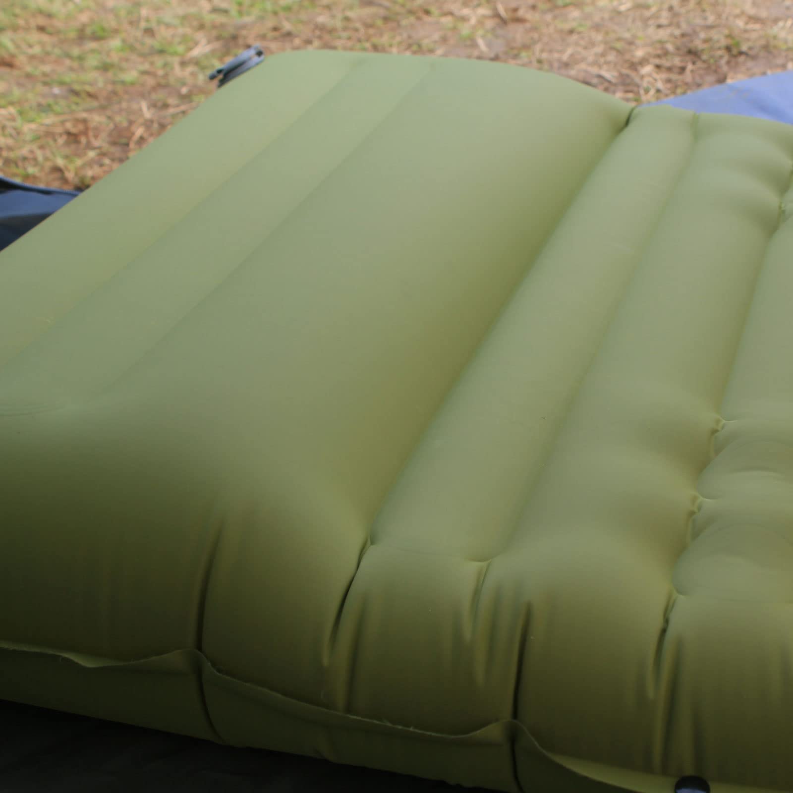 Colchoneta inflable para dormir para camping, grosor de 3.9 pulgadas, colchoneta inflable, colchón de aire ligero, almohadilla de aire, mochilero, inflable, compacto 8