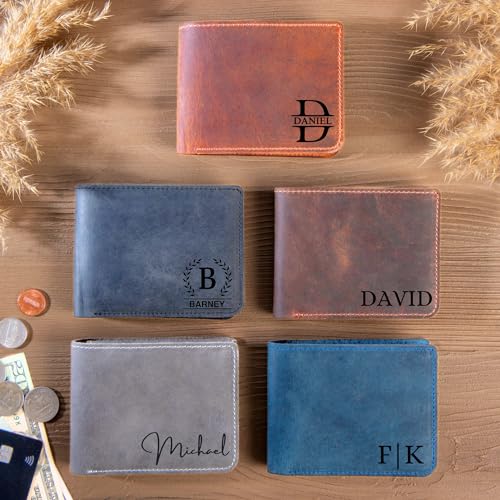 Personalized-Wallet-for-Men-Top-Grain-Leather-Wallet-with-Engraved-Name-initial-Custom-in-5-Colors-6-Designs-Ideal-Gift-for-Husband-Groomsman-Son-Boyfriend-Anniversaries-Christmas-USA