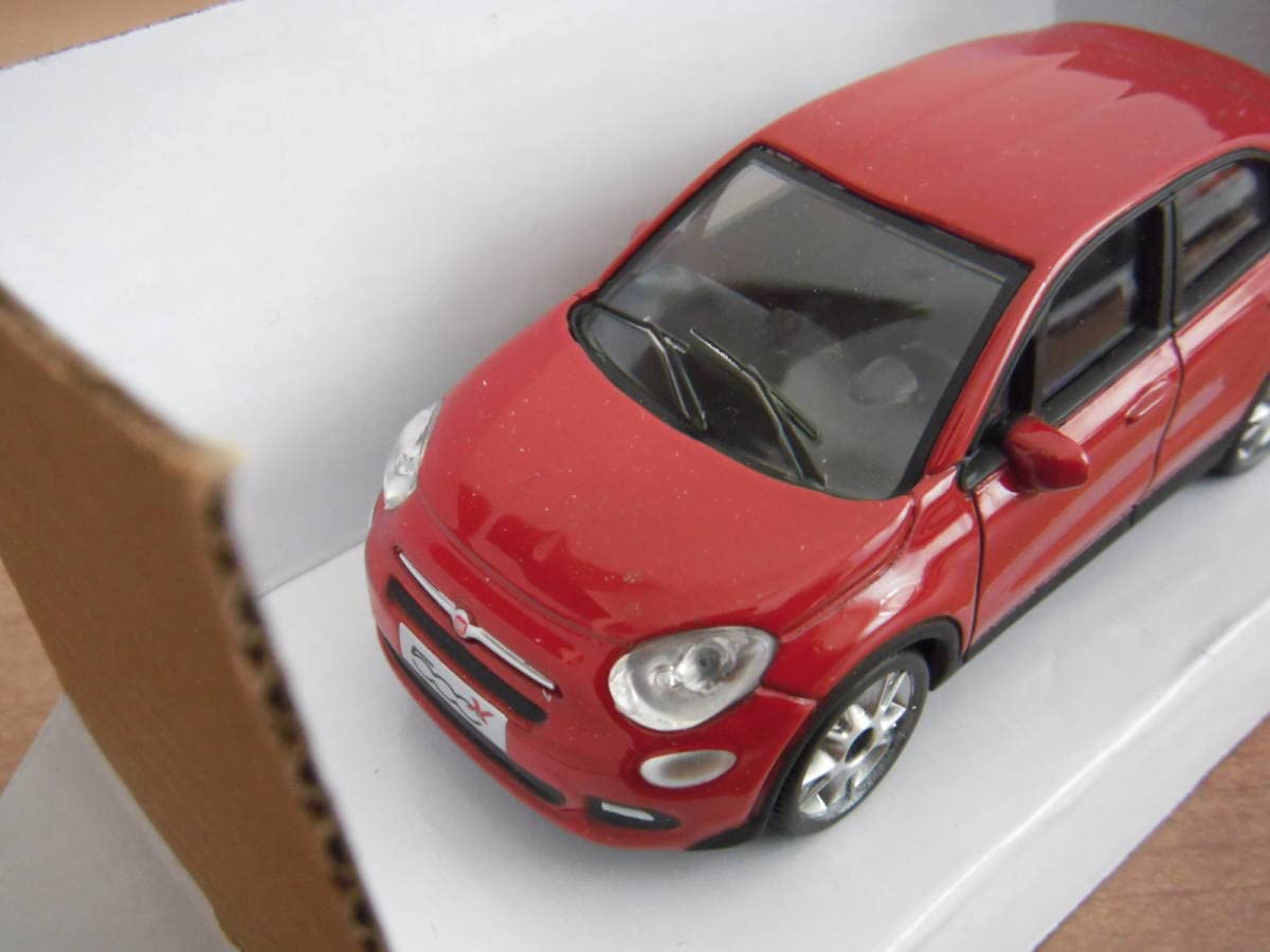 Amazon | フィアット 500X ミニカー 赤 レッド 1/43 FIAT