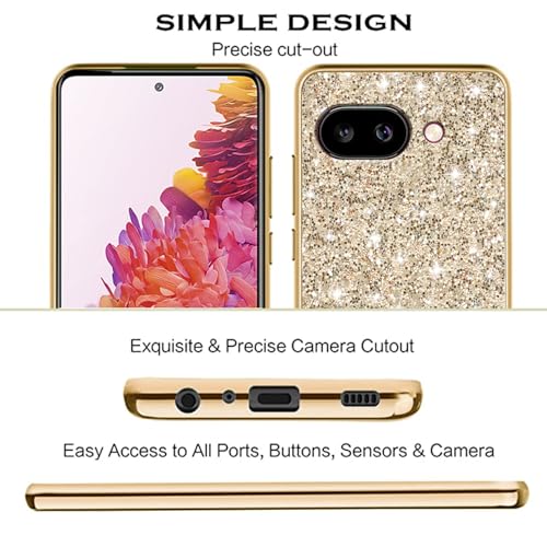 Coque Google Pixel 9a antichoc paillettes protège des chutes - 6