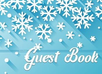 Paperback Snowflake Guest Book: (Visitor Log Book Snowflake 8x6) Book