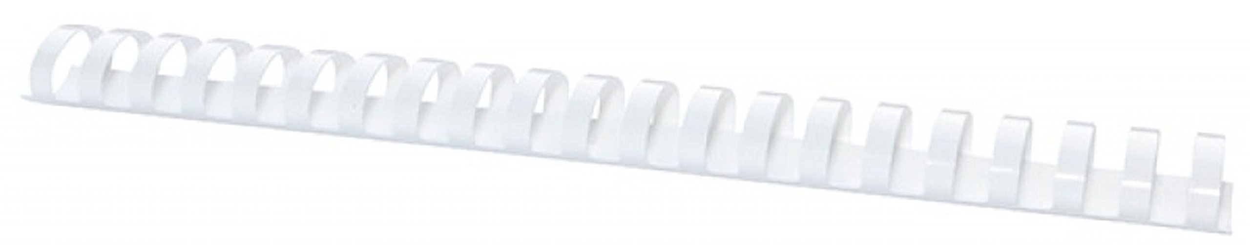 Grzbiety do bindowania Office Products A4 plastikowe 50 sztuk biale