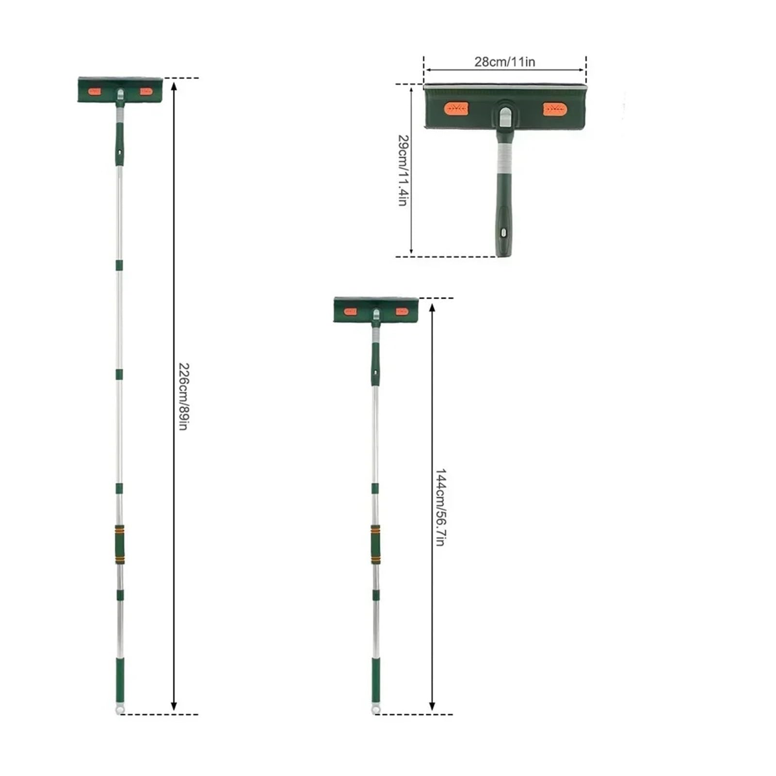 For la Limpieza del Techo, Herramienta cómoda, Almohadilla Reutilizable(B(45cm))