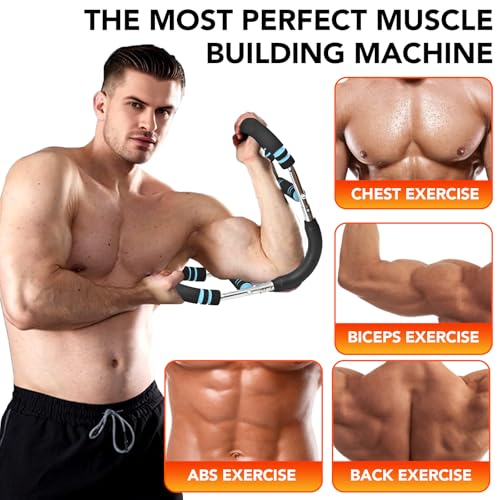 Image of Chest Workout Equipment, Twister arm Trainer, Adjustable 5 Resistance Levels Ergonomic Home Gym Equipment, Chest Workout Equipment for Daily Fitness and Muscle Building Training