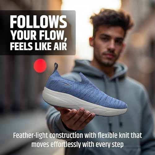 Image of ASIAN Wind Pro-10 Walking Shoes for Men | Slip-On Shoes, Lightweight & Breathable Sneakers