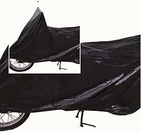 Capa de Cobrir Moto Impermeável Protetora Universal para Motocicleta, Preta, PVC Proteção UV Capa de Chuva e Sol Fácil Colocação