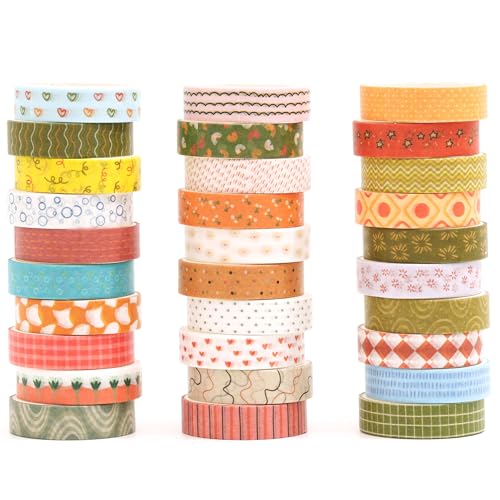 Masking Tape Scrapbooking 20 rouleaux adhésifs décoratifs pour arts