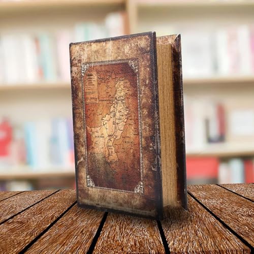 Rrlihjgu Libros Falsos para Decoración,Decoración con Libros Falsos - Caja De Almacenamiento Decorativa Simulada para Mesa De Centro Salón Entrada Hogar