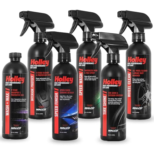 Kit de cuidado de autos Holley 6 piezas lavado y detallado miniatura 1