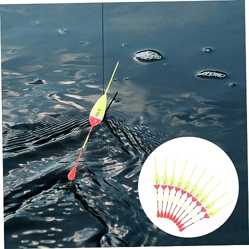 Bâtons de pêche stabilisés grâce aux supports Mipcase en EVA jaune - 5