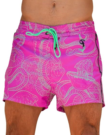 Jelly-Ink Swim Trunks (3