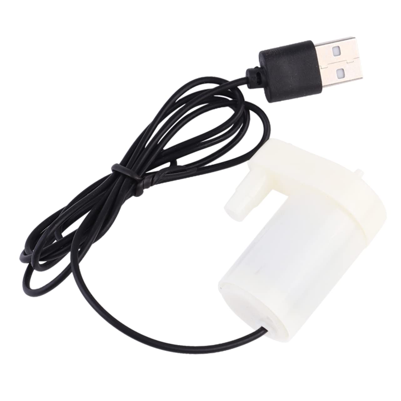 IWOWHERO 2Pcs USB Submersible Pump for Fountains and Aquariums Flow Rate Power Cord Energy Saving Design Silent Operation for Fish Tanks and Hydroponic Systems