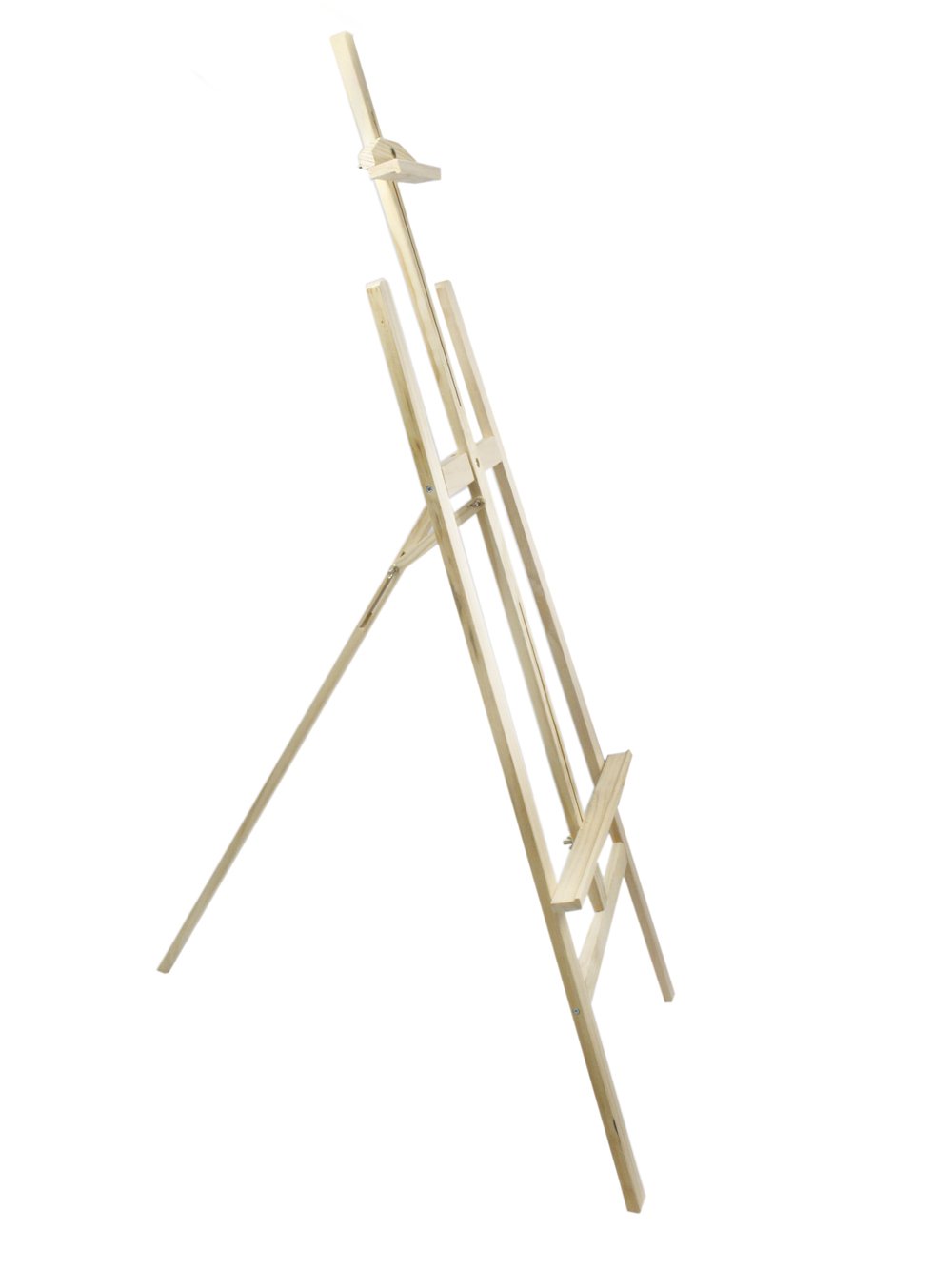 Vetrineinrete® Cavalletto pittorico in Legno Leggero inclinabile Altezza 145 cm per Pittura o Esposizione di Tele Quadri e Foto arredo casa 53844
