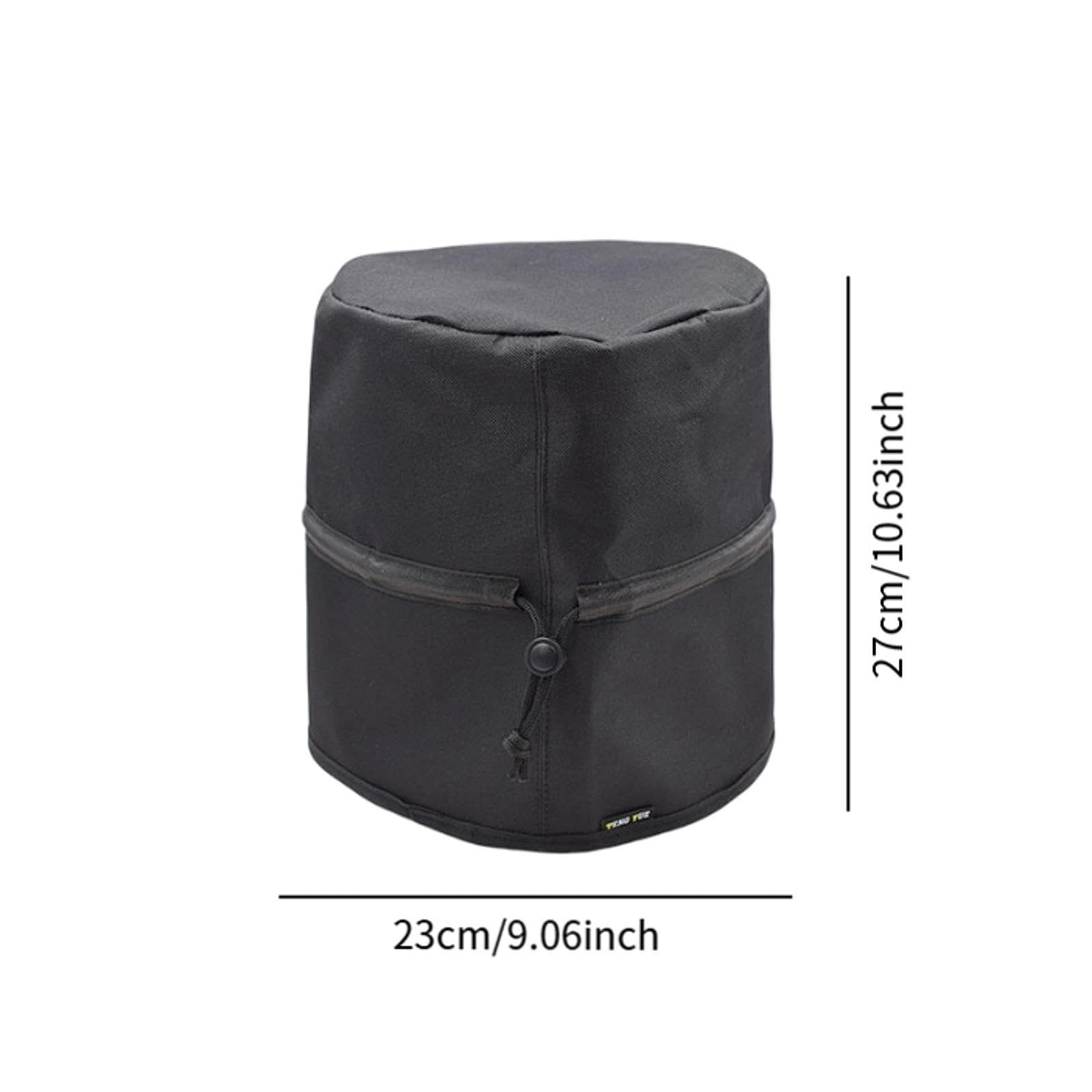 Housse Treuil Bateau Protège Treuil Bateau Housse Winch Voilier Accessoire Winch Yacht Oxford Solide Anti-poussière avec Fermeture Ajustable Adaptée, 23cmx27cm