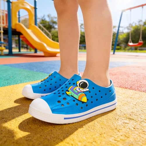 Image of FUNCOO PLUS Toddler Sandals for Boys Girls Kids Summer Quick Dry Sneakers Pool Beach Swim Water Shoes for Children