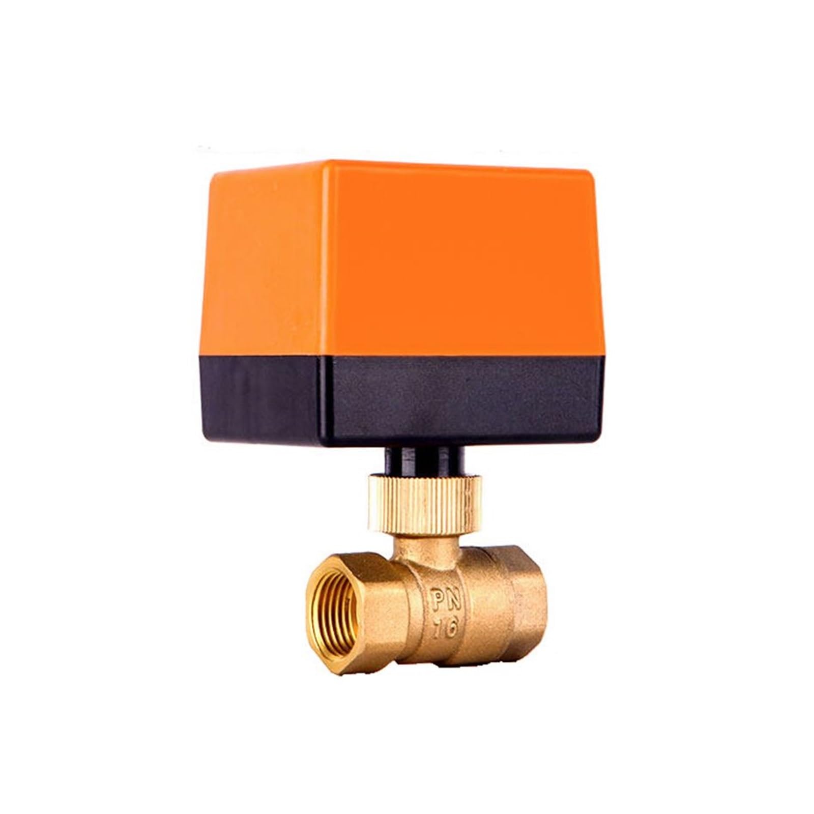 VSPPJYFG 1/2" Motorized 2-Way Ball Valve 220V 12V 24V Brass Electric Ball Valve 3-Wire 2 Point Control(24VDC)