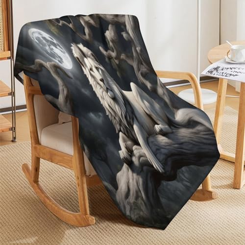 Couverture plaid lion chaude pour chasser les frissons du canapé - 8