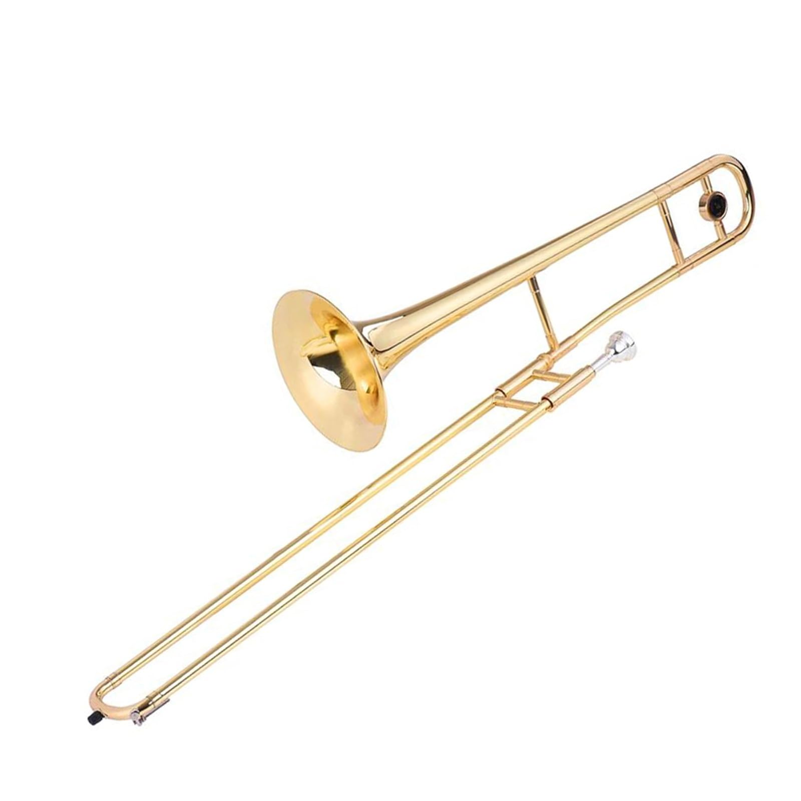 Puzon Puzon altowy Mosiądz Złoty Lakier B dur Instrument muzyczny